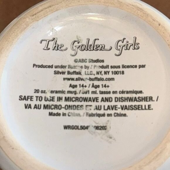 The Golden Girls 20 Oz Ceramic Mug By Silver Buffalo - Picture 6 of 8